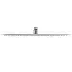 vidaXL Tête de douche plongeante ronde en acier inoxydable 40 cm