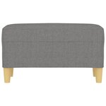 vidaXL Banc Gris foncé 70x35x41 cm Tissu
