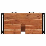 vidaXL Armoire de coiffeuse avec tiroir Marron Bois d'Acacia Massif