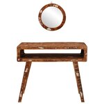vidaXL Table de Toilette Marron 90 x 76 x 45 cm Bois récupéré massif