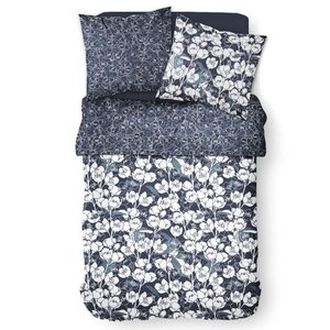 Parure de lit floral bleu marine 260 x 240 cm