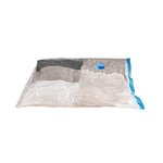 Pack and Move - Lot 6 Housses Rangement Sous Vide - Taille M 60 x 80 cm - Sac de Compression - Manteaux  Habils Ski - Moyen Format - Fermeture Zip