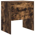 vidaXL Bureau Chêne fumé 70 x 50 x 76 cm Bois d'ingénierie