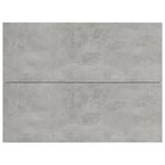 vidaXL Tables de chevet 2 Pièces Gris béton 40x30x30 cm Bois ingénierie