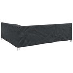 vidaXL Housse pour mobilier d'extérieur 286 x 222 x 80 cm Tissu 600D