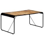 vidaXL Table de salle à manger 180x90x76 cm Bois de manguier brut