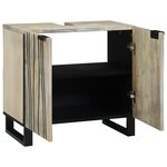 vidaXL Armoire d'évier avec étagère avec stockage avec porte mno 62 x 33 x 58 cm