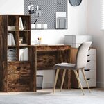 vidaXL Bureau Chêne fumé 70 x 50 x 76 cm Bois d'ingénierie