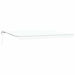 vidaXL Auvent rétractable électrique Blanc 500 × 300 cm
