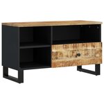 vidaXL Meuble TV 80x33x46 cm bois de manguier et d'ingénierie