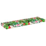 vidaXL Coussin pour Banc Tropical Jungle 140 x 40 x 8 cm en Tissu Oxford