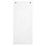 Paquet 100 Fiches Intercalaires Horizontales Unies Perforées Forever - 105x240mm - Blanc - X 12 - Exacompta