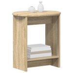 vidaXL Table d'appoint Chêne Sonoma 50 x 39 5 x 55 cm