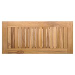 vidaXL Ensemble de bancs de jardin en bois massif - 2 pièces