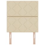 Tête de lit vidaXL Design Bloques Losanges Crème 80 cm Tissu