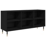 vidaXL Meuble TV Chêne noir 103 5 x 30 x 50 cm Bois d'ingénierie
