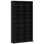 vidaXL Meuble CD Chêne noir 101 x 23 x 177 5 cm Bois d'ingénierie