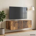 vidaXL Meuble TV mural Bois ancien 98 x 41 x 30 cm Bois d'ingénierie