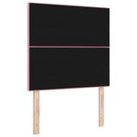 Tête de lit vidaXL Boutonnée Rose 100 cm Velours
