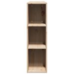 vidaXL Tête de lit avec rangement 200 cm bois massif de pin