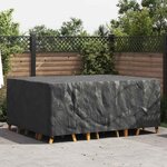 vidaXL Housse pour mobilier d'extérieur Noir 240 x 190 x 90 cm 420D