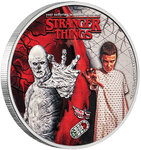 Monnaie ELEVEN AND VECNA Stranger Things 1/2 Oz Argent 50 Cents Tuvalu 2026 (PRÉCOMMANDE)