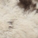 vidaXL Peau de mouton Couleur mélangée (60-70)x(90-100) cm