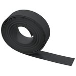 vidaXL Bordures de jardin 5 Pièces noir 10 m 15 cm polyéthylène