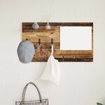 vidaXL Porte-manteau mural avec étagère Bois ancien 90 x 10 x 50 cm