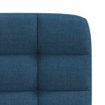 vidaXL Chaises à manger lot de 2 bleu tissu