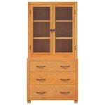 vidaXL Ensemble de meubles de rangement Marron Bois d'ingénierie