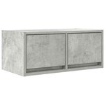 vidaXL Meubles TV 2 Pièces gris béton 60x31x25 5 cm bois d'ingénierie