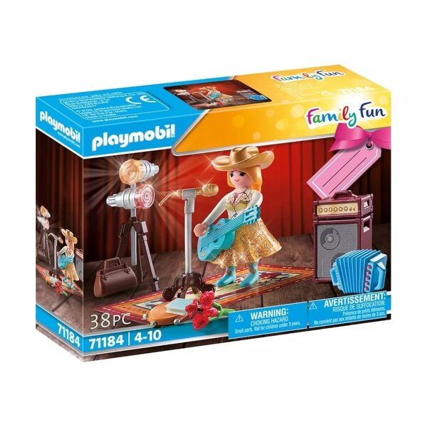 PLAYMOBIL 71184 - Family Fun Set cadeau Chanteuse de country