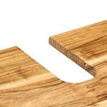 vidaXL Ensemble de meubles de salle de bain 3 pièces en bois d'acacia naturel