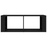 vidaXL Table basse Noir 100x50x36 cm Bois d'ingénierie