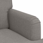 vidaXL Canapé Taupe 142 x 80 x 85 cm tissu