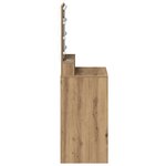 vidaXL Coiffeuse chêne artisanal 50 x 41 x 135 cm Bois d'ingénierie