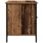 vidaXL Meuble TV Bois ancien 80 x 40 x 50 cm Bois d'ingénierie