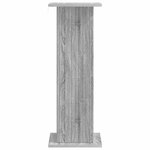 vidaXL Support de Plante 2 pc Sonoma gris 30 5 x 30 x 80 5 cm