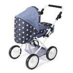 Bayer Chic 2000 560-51 - Poussette combinée Leni Étoiles Bleu marine