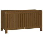 vidaXL Boîte de rangement de jardin Marron miel 115x49x60 cm Bois pin