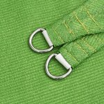 vidaXL Voile d'ombrage 160 g/m² Vert clair 2x2 5 m PEHD