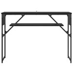 vidaXL TableConsole Chêne noir 105x30x75cm Bois d'ingénierie
