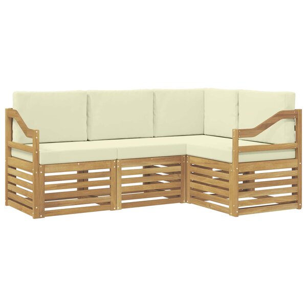 vidaXL Ensemble de canapés d'extérieur 4 pc