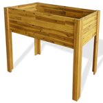 vidaXL Lit surélevé de jardin Bois massif d'acacia