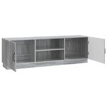 vidaXL Meuble TV Sonoma gris 150 x 31 x 47 cm Bois d'ingénierie