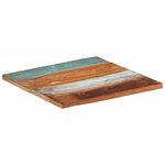 vidaXL Dessus de table carré 60x60 cm 25-27 mm Bois de récupération
