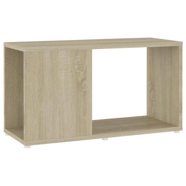 vidaXL Meuble TV Chêne sonoma 60x24x32 cm Bois d'ingénierie
