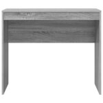 vidaXL Bureau Sonoma gris 90 x 40 x 76 cm Bois d'ingénierie