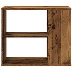 vidaXL Armoire latérale vieux bois 60x30x50 cm bois d'ingénierie
